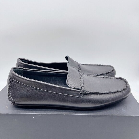 Allen Edmonds Super Sport Mens Driver Loafers Shoes Dress Black Leather US 9 - Picture 5 of 13